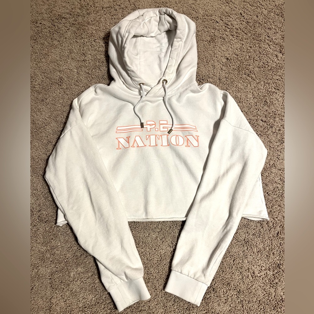 P.E Nation Crop Hoodie